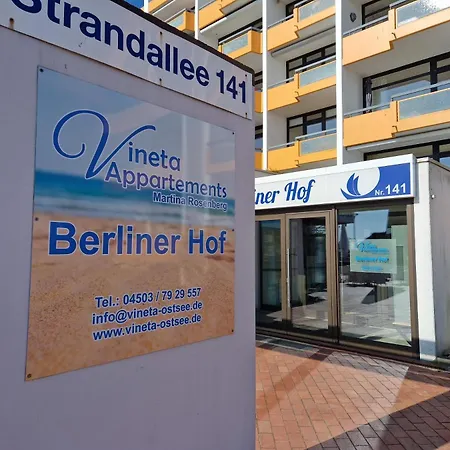 Appartement Berliner Hof App. 111 - Strandallee 141 -